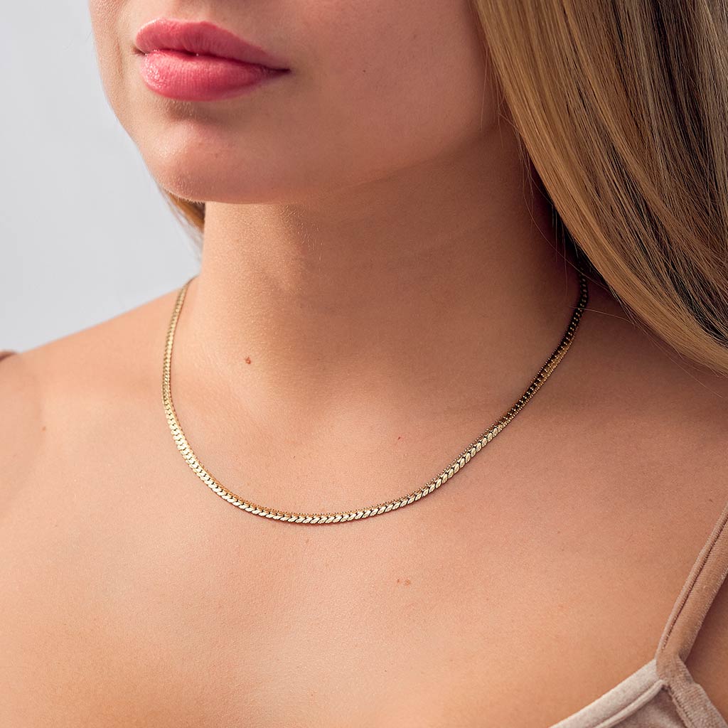 Cadena Grabada Mujer